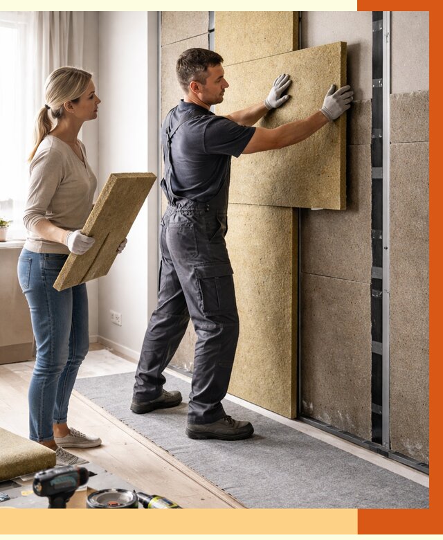 Профессиональная шумоизоляция квартиры в Арсеньеве от 7710 руб. за м2 | ТепломастерРсн