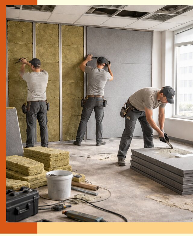 Профессиональная шумоизоляция офисов в Арсеньеве для комфорта сотрудников