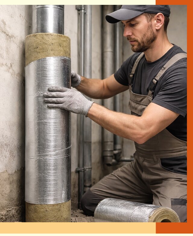 Шумоизоляция труб в Арсеньеве от 1234 руб. — шумоподавление и звукоизоляция труб | ТепломастерРсн