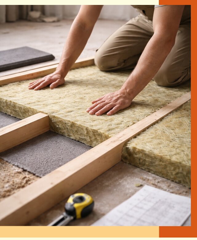 Шумоизоляция пола в Арсеньеве от 1285 руб./м² — профессиональная звукоизоляция | ТепломастерРсн