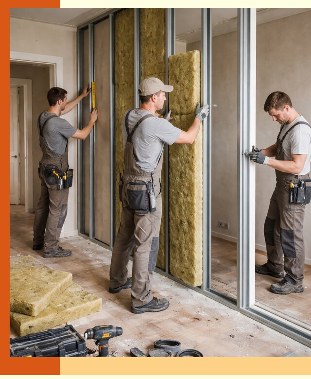 Шумоизоляция межкомнатных перегородок в Арсеньеве эффективно и надёжно