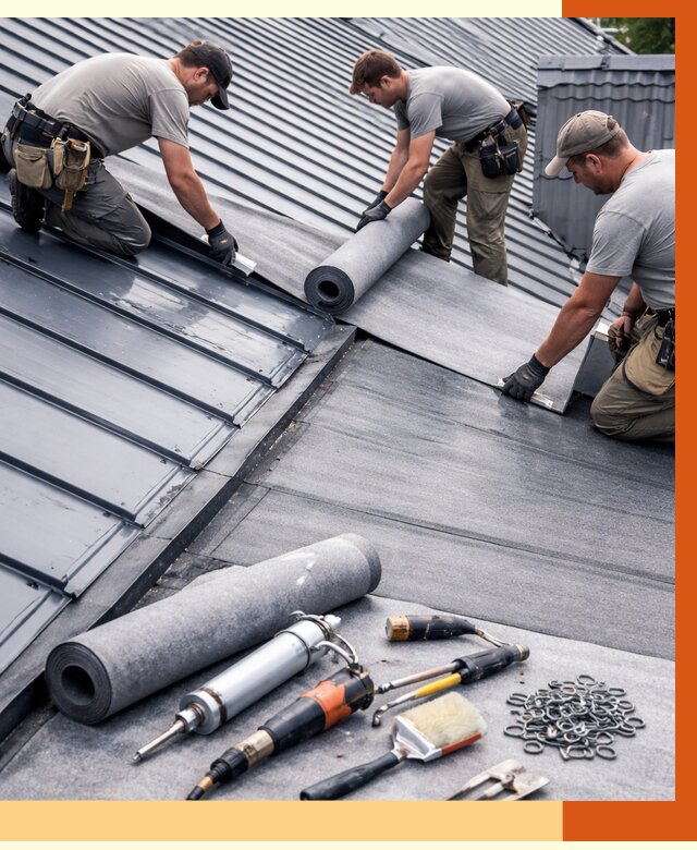 Гидроизоляция металлической кровли полимочевиной в Арсеньеве от 8738 руб. | ТепломастерРсн