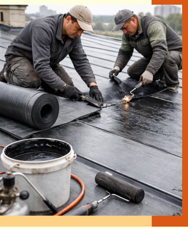 Гидроизоляция фальцевой кровли в Арсеньеве от 7710 руб. под ключ | ТепломастерРсн