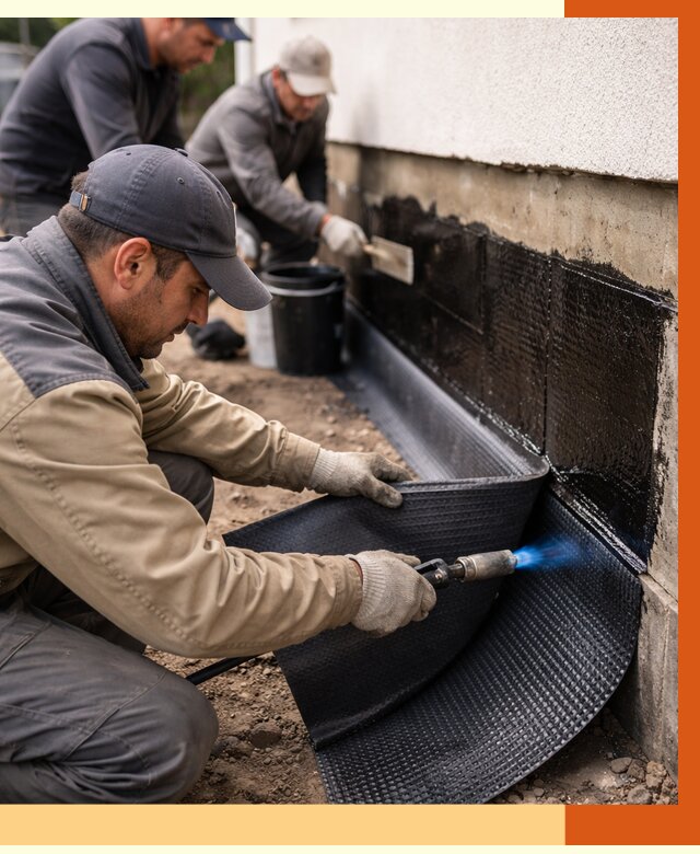 Гидроизоляция цоколя и отмостки в Арсеньеве от 8738 руб. — ТепломастерРсн