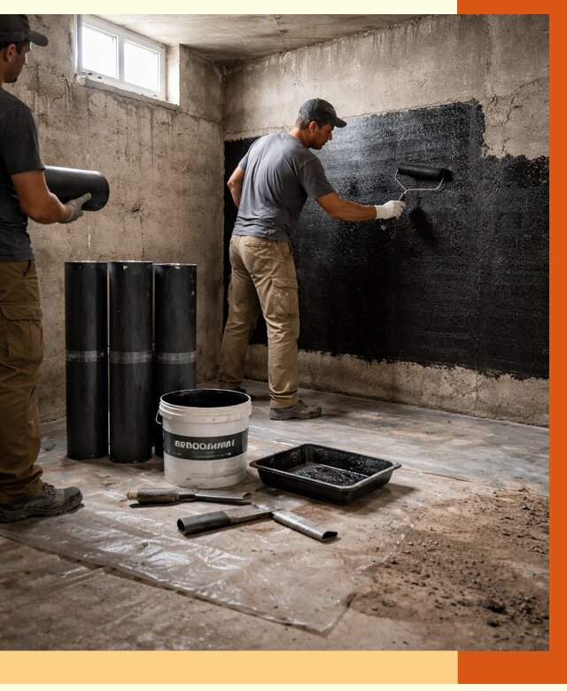 Гидроизоляция подвала в Арсеньеве от 3598 руб. под ключ | Профессионально — ТепломастерРсн