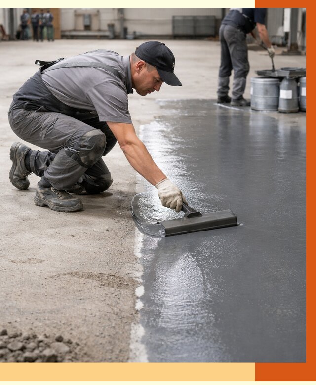 Гидроизоляция промышленного пола в Арсеньеве от 1234 руб./м2 — ТепломастерРсн специалисты под ключ