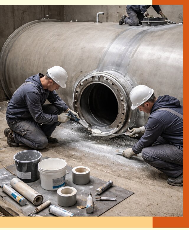 Гидроизоляция резервуара с топливом в Арсеньеве от 77100 руб. под ключ | ТепломастерРсн