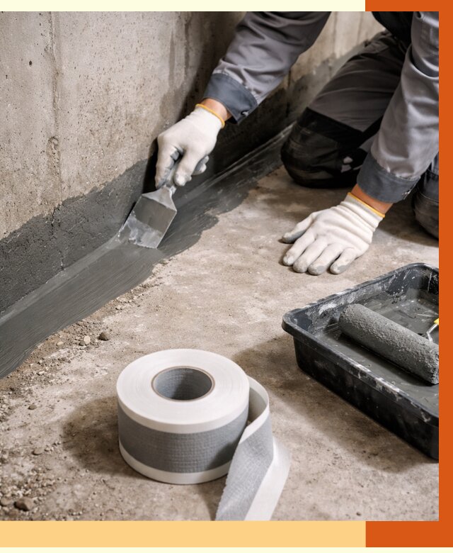 Гидроизоляция швов и герметизация стыков в Арсеньеве от 1285 руб. | ТепломастерРсн