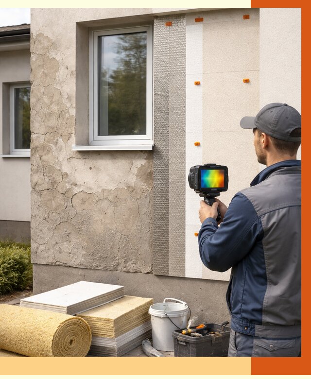 Тепловизионное обследование фасада в Арсеньеве от 4626 руб. под ключ | ТепломастерРсн