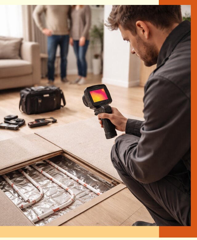 Тепловизионное обследование теплого пола в Арсеньеве от 4626 руб. — ТепломастерРсн