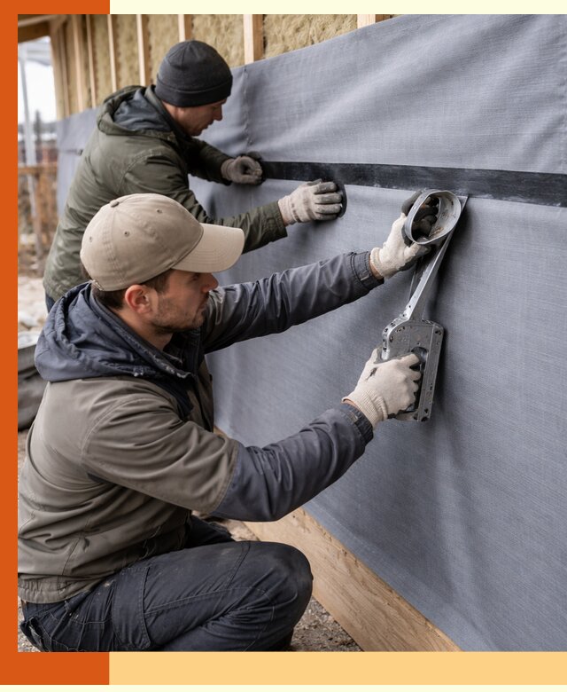 Монтаж ветроизоляции зданий и конструкций в Арсеньеве